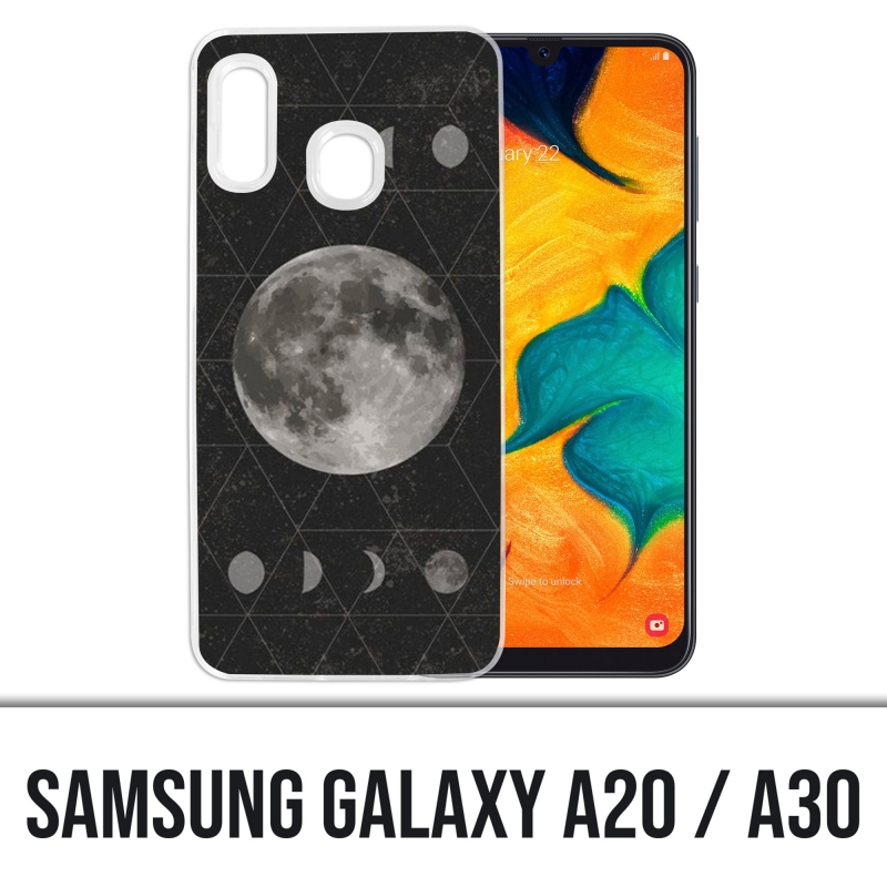 Samsung Galaxy A20 / A30 cover - Moons
