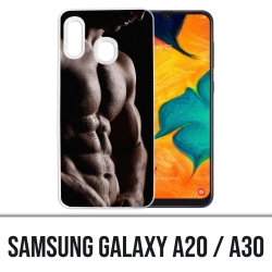 Samsung Galaxy A20 / A30 cover - Man Muscles