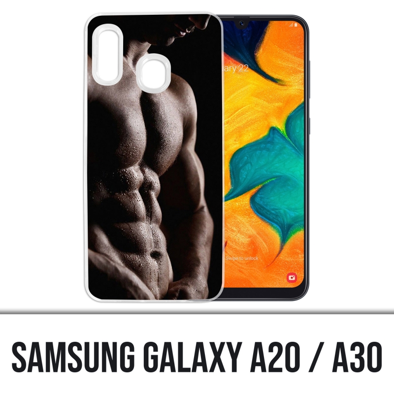 Samsung Galaxy A20 / A30 Abdeckung - Man Muscles