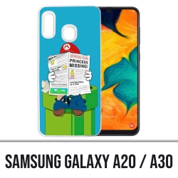 Coque Samsung Galaxy A20 / A30 - Mario Humour