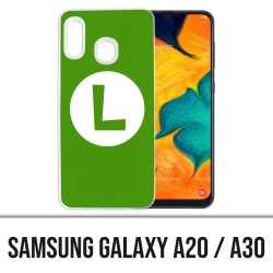 Samsung Galaxy A20 / A30 Abdeckung - Mario Logo Luigi