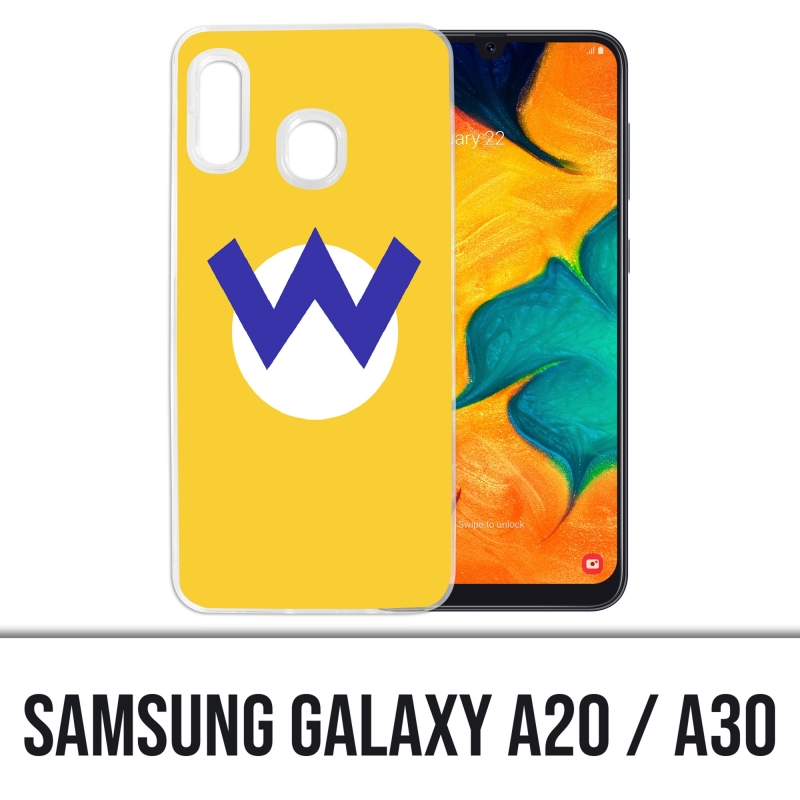 Samsung Galaxy A20 / A30 case - Mario Wario Logo