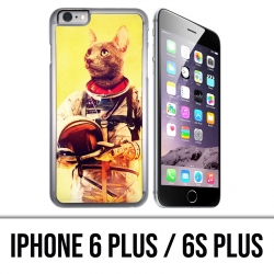 Coque iPhone 6 PLUS / 6S PLUS - Animal Astronaute Chat