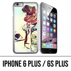 Custodia per iPhone 6 Plus / 6S Plus - Dinosauro animale astronauta