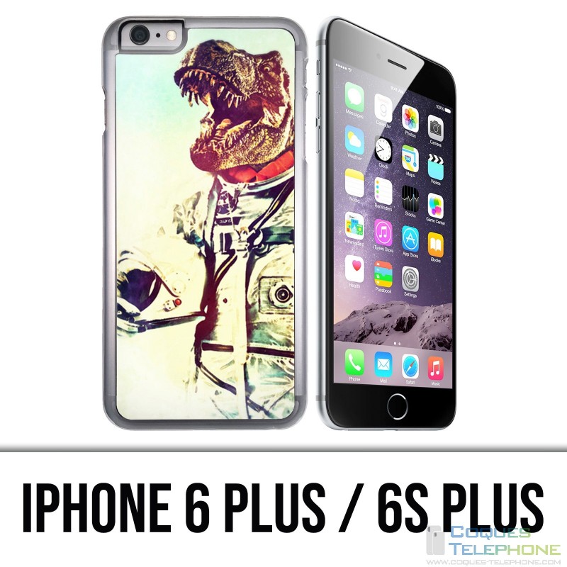 Funda iPhone 6 Plus / 6S Plus - Animal Astronaut Dinosaur
