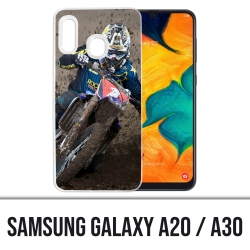 Coque Samsung Galaxy A20 / A30 - Motocross Boue