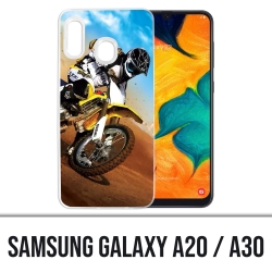 Samsung Galaxy A20 / A30 Abdeckung - Motocross Sand
