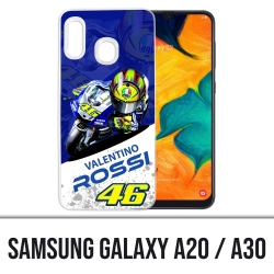 Coque Samsung Galaxy A20 / A30 - Motogp Rossi Cartoon Galaxy