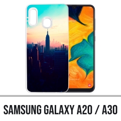 Samsung Galaxy A20 / A30 Abdeckung - New York Sunrise