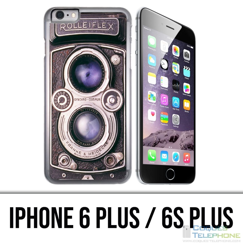 Custodia per iPhone 6 Plus / 6S Plus - Fotocamera vintage nera
