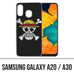Coque Samsung Galaxy A20 / A30 - One Piece Logo Nom