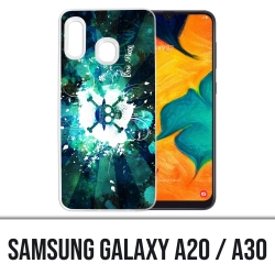 Samsung Galaxy A20 / A30 cover - One Piece Neon Green