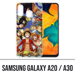 Samsung Galaxy A20 / A30 Abdeckung - One Piece Charaktere