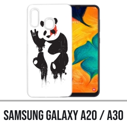 Samsung Galaxy A20 / A30 Abdeckung - Panda Rock