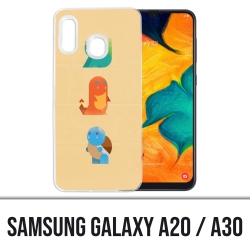 Custodia Samsung Galaxy A20 / A30 - Pokemon astratto