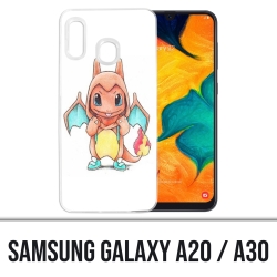 Samsung Galaxy A20 / A30 Abdeckung - Pokemon Bébé Salameche