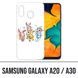 Coque Samsung Galaxy A20 / A30 - Pokémon Bébé Evoli Évolution