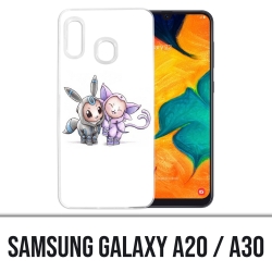 Coque Samsung Galaxy A20 / A30 - Pokémon Bébé Mentali Noctali