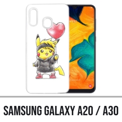 Samsung Galaxy A20 / A30 Abdeckung - Pokemon Baby Pikachu