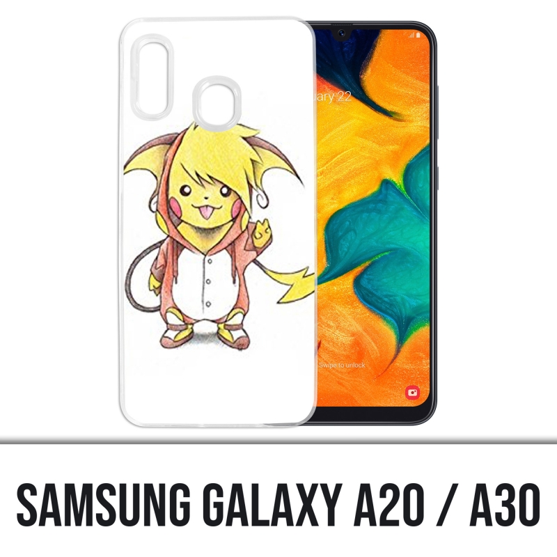 Coque Samsung Galaxy A20 / A30 - Pokémon Bébé Raichu