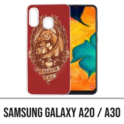 Samsung Galaxy A20 / A30 Abdeckung - Pokémon Fire