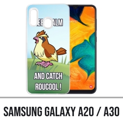 Samsung Galaxy A20 / A30 Hülle - Pokémon Go Catch Roucool