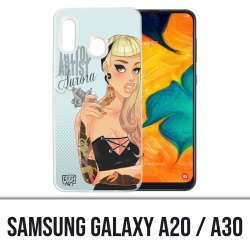 Coque Samsung Galaxy A20 / A30 - Princesse Aurore Artiste