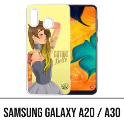 Coque Samsung Galaxy A20 / A30 - Princesse Belle Gothique