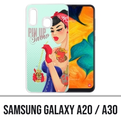 Samsung Galaxy A20 / A30 Abdeckung - Disney Princess Schneewittchen Pinup