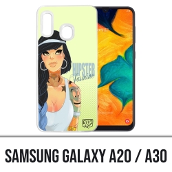 Coque Samsung Galaxy A20 / A30 - Princesse Disney Jasmine Hipster