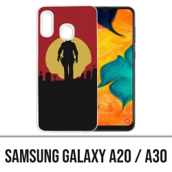 Samsung Galaxy A20 / A30 Abdeckung - Red Dead Redemption Sun.