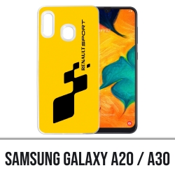 Samsung Galaxy A20 / A30 cover - Renault Sport Yellow
