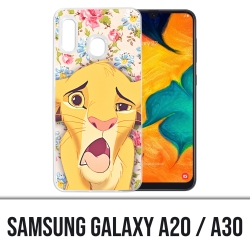 Coque Samsung Galaxy A20 / A30 - Roi Lion Simba Grimace