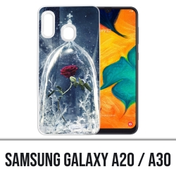 Custodia Samsung Galaxy A20 / A30 - Rose Belle Et La Bete