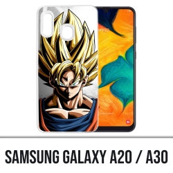 Samsung Galaxy A20 / A30 Case - Sangoku Wall Dragon Ball Super