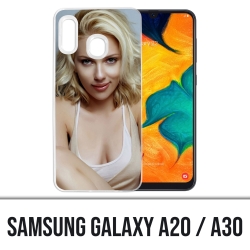 Cover per Samsung Galaxy A20 / A30 - Scarlett Johansson Sexy