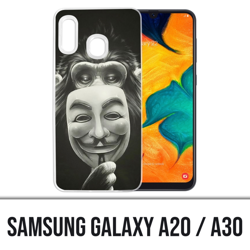 Coque Samsung Galaxy A20 / A30 - Singe Monkey Anonymous