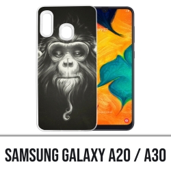 Samsung Galaxy A20 / A30 Abdeckung - Monkey Monkey