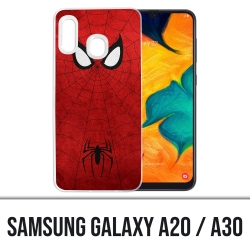 Samsung Galaxy A20 / A30 Abdeckung - Spiderman Art Design
