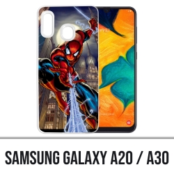 Samsung Galaxy A20 / A30 Abdeckung - Spiderman Comics