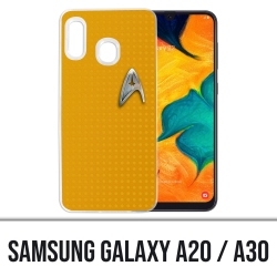 Samsung Galaxy A20 / A30 Abdeckung - Star Trek Yellow