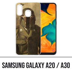 Samsung Galaxy A20 / A30 Abdeckung - Star Wars Vintage Boba Fett