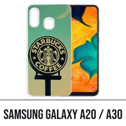 Samsung Galaxy A20 / A30 Abdeckung - Starbucks Vintage
