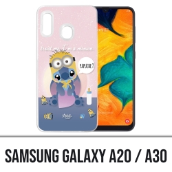 Samsung Galaxy A20 / A30 Abdeckung - Stitch Papuche