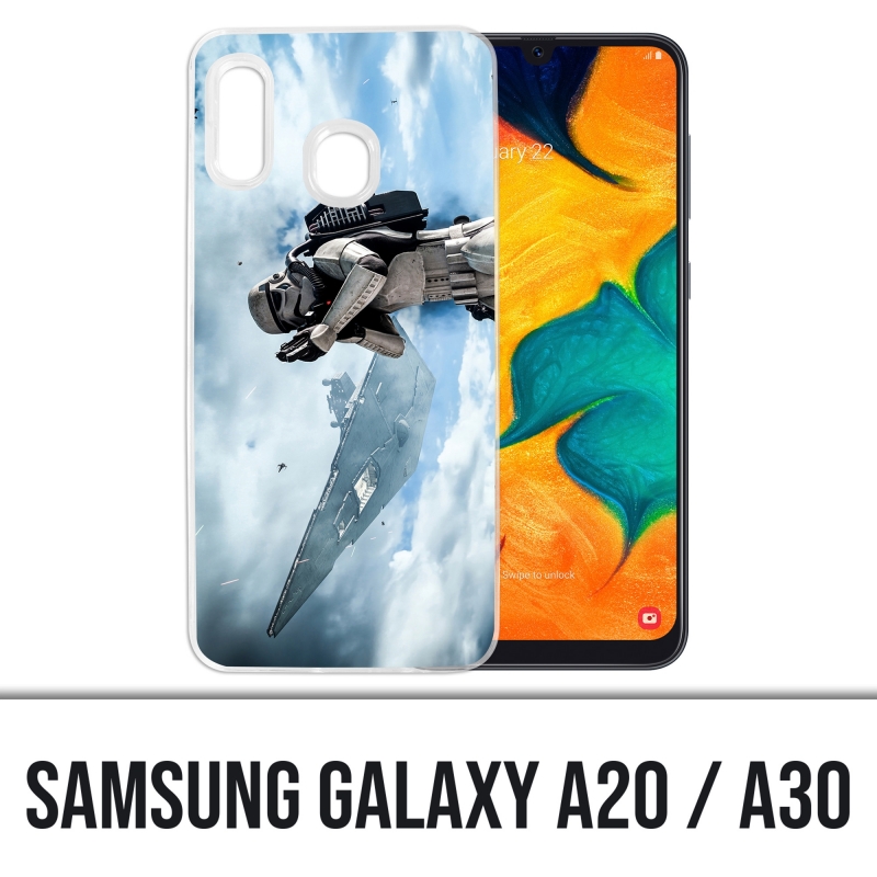 Coque Samsung Galaxy A20 / A30 - Stormtrooper Ciel