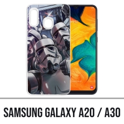 Samsung Galaxy A20 / A30 cover - Stormtrooper Selfie