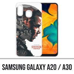 Samsung Galaxy A20 / A30 Abdeckung - Stranger Things Fanart