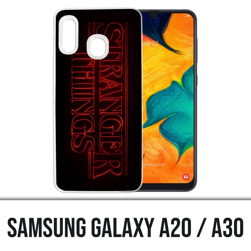 Funda Samsung Galaxy A20 / A30 - Logotipo de Stranger Things