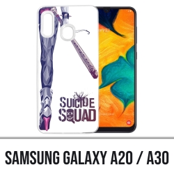 Samsung Galaxy A20 / A30 Abdeckung - Selbstmordkommando Bein Harley Quinn