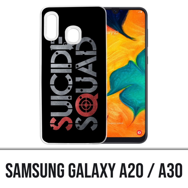 Samsung Galaxy A20 / A30 Abdeckung - Suicide Squad Logo